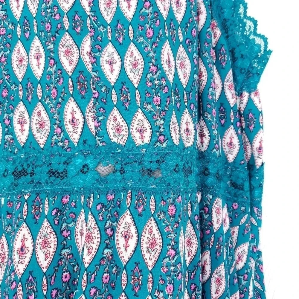 Wonderly lace trim print dress - Picture 3 of 12